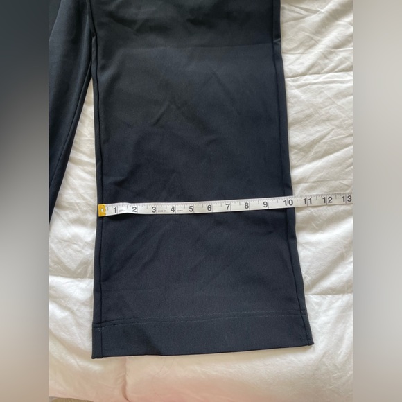 Boston Proper Beyond Travel long sleeve jumpsuit black with gold accent | M - Picture 9 of 10